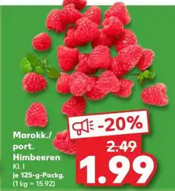 Kaufland Marokk./port. Himbeeren Angebot