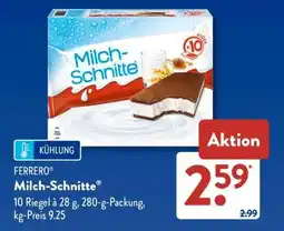 Aldi Süd FERRERO Milch-Schnitte Angebot
