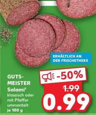 Kaufland GUTS-MEISTER Salami Angebot