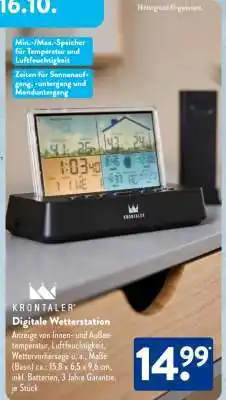 Aldi Süd Digitale Wetterstation Angebot
