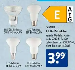Aldi Süd CASALUX LED- Reflektor Angebot