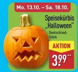 Aldi Nord Speisekürbis Halloween Angebot