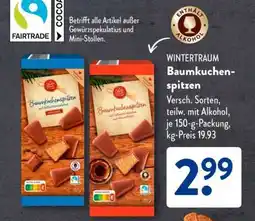 Aldi Süd WINTERTRAUM Baumkuchenspitzen Angebot