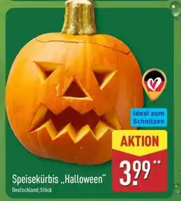 Aldi Nord Speisekürbis Halloween Angebot