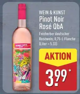 Aldi Nord WEIN & KUNST Pinot Noir Rosé QbA Angebot