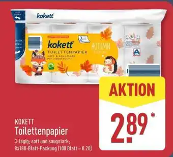 Aldi Nord KOKETT Toilettenpapier Angebot