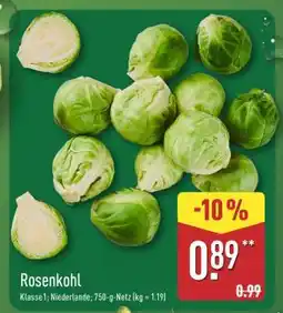 Aldi Nord Rosenkohl Angebot