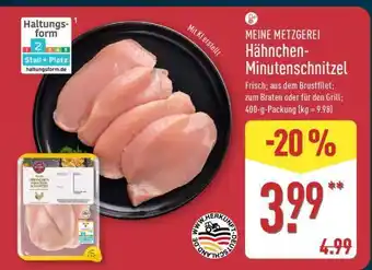 Aldi Nord MEINE METZGEREI Hähnchen-Minutensteak Angebot