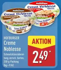 Aldi Nord HOFBURGER Creme Noblesse Angebot