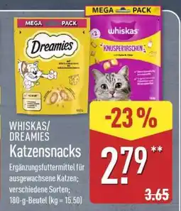 Aldi Nord WHISKAS/ DREAMIES Katzensnacks Angebot
