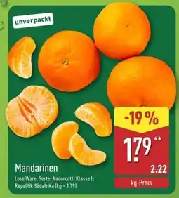 Aldi Nord Mandarinen Angebot