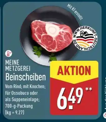 Aldi Nord MEINE METZGEREI Beinscheiben Angebot