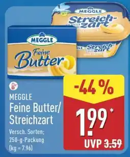 Aldi Nord Meggle Feine Butter/ Streichzart Angebot