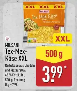 Aldi Nord MILSANI Tex-Mex-Käse XXL Angebot