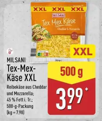 Aldi Nord MILSANI Tex-Mex-Käse XXL Angebot