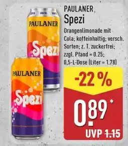 Aldi Nord Paulaner Spezi Angebot
