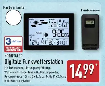 Aldi Nord Digitale Funkwetterstation Angebot