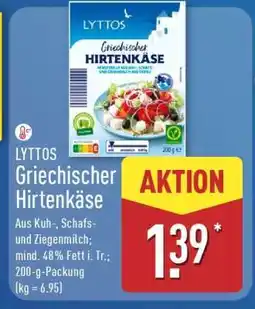Aldi Nord LYTTOS Griechischer Hirtenkäse Angebot