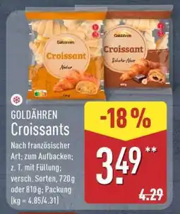 Aldi Nord GOLDÄHREN Croissants Angebot