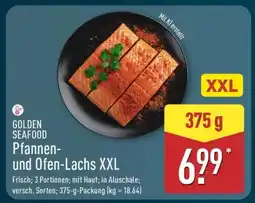 Aldi Nord GOLDEN SEAFOOD Pfannen- und Ofen-Lachs XXL Angebot