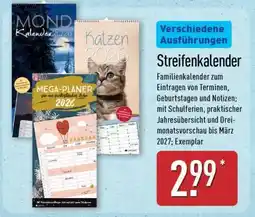 Aldi Nord Streifenkalender Angebot