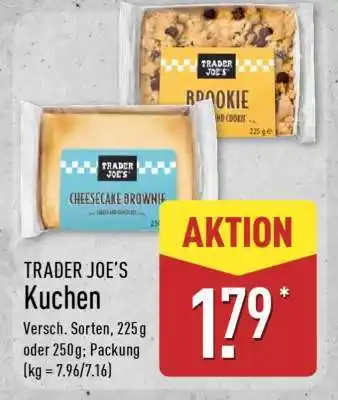 Aldi Nord TRADER JOE’S Kuchen Angebot