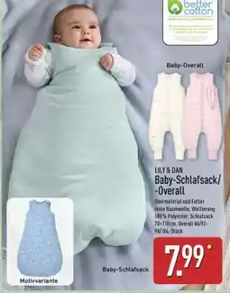 Aldi Nord LILY & DAN Baby-Schlafsack/-overall Angebot