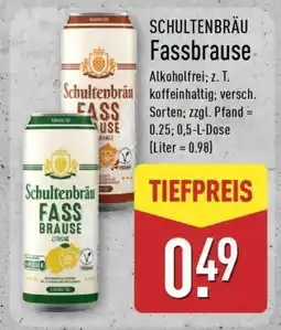 Aldi Nord SCHULTENBRÄU Fassbrause Angebot