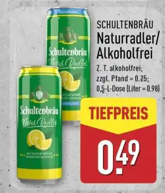 Aldi Nord SCHULTENBRÄU Naturradler/Alkoholfrei Angebot