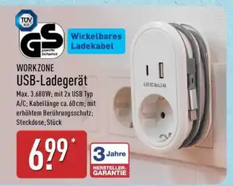 Aldi Nord WORKZONE USB-Ladegerät Angebot