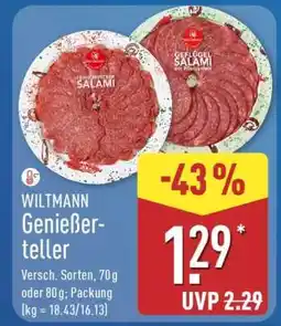 Aldi Nord WILTMANN Genießer-teller Angebot