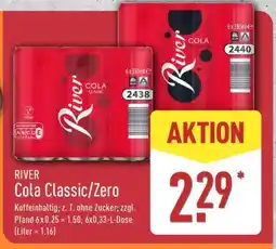 Aldi Nord RIVER Cola Classic/Zero Angebot