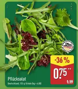 Aldi Nord Pflücksalat Angebot