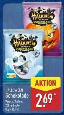Aldi Nord HALLOWEEN Schokolade Angebot