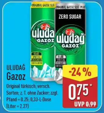 Aldi Nord Uludağ Gazoz Angebot