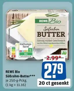 REWE REWE Bio Süßrahm-Butter Angebot
