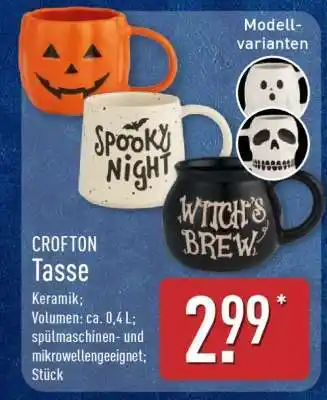 Aldi Nord CROFTON Tasse Angebot