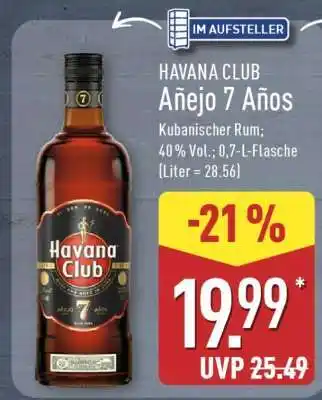 Aldi Nord HAVANA CLUB Añejo 7 Años Angebot