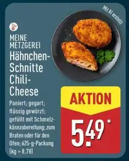 Aldi Nord MEINE METZGEREI Hähnchen-Schnitte Chili-Cheese Angebot