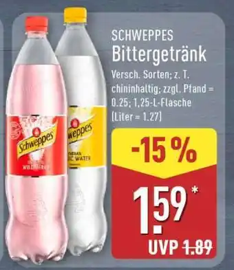 Aldi Nord SCHWEPPES Bittergetränk Angebot
