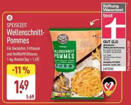 Aldi Nord SPEISEZEIT Wellenschnitt- Pommes Angebot