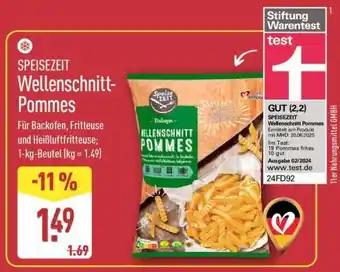 Aldi Nord SPEISEZEIT Wellenschnitt- Pommes Angebot