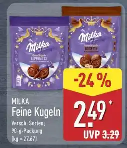 Aldi Nord Milka Feine Kugeln Angebot
