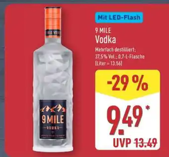 Aldi Nord 9 MILE Vodka Angebot