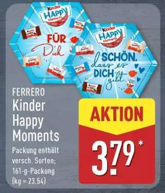 Aldi Nord FERRERO Kinder Happy Moments Angebot