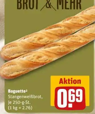 REWE Baguette² Angebot
