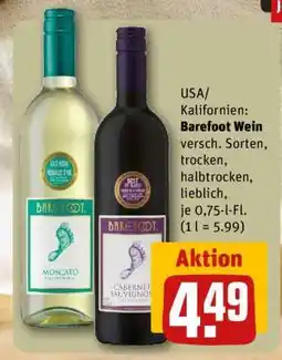 REWE Barefoot Wein Angebot