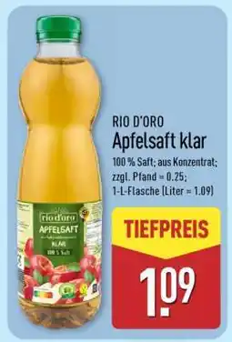 Aldi Nord RIO D'ORO Apfelsaft klar Angebot