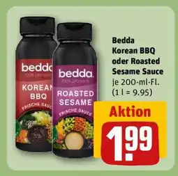REWE Bedda Korean BBQ oder Roasted Sesame Sauce Angebot