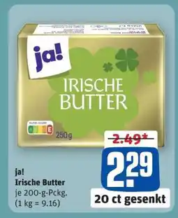 REWE ja! Irische Butter Angebot
